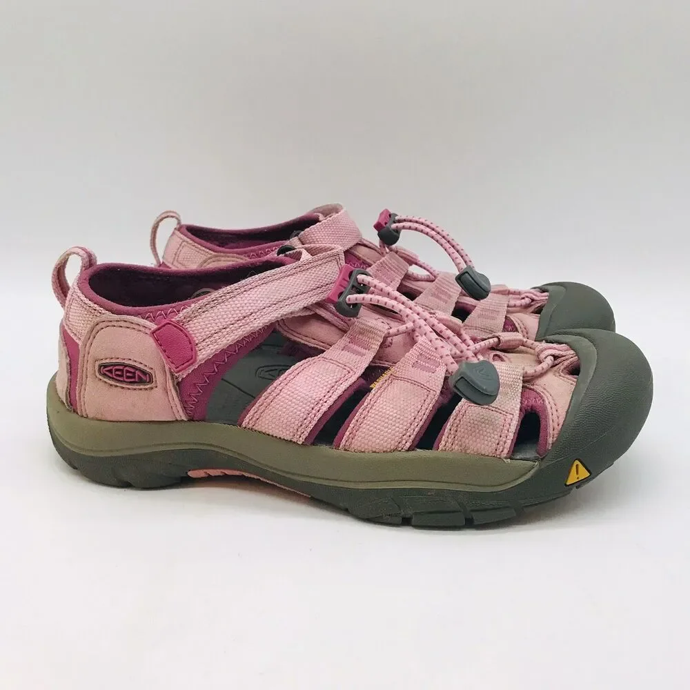 Keen Newport H2 Pink Washable Hiking Shoes Big Kids 4 Sports Sandals 1012315